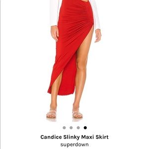 Superdown Candice Slinky Skirt